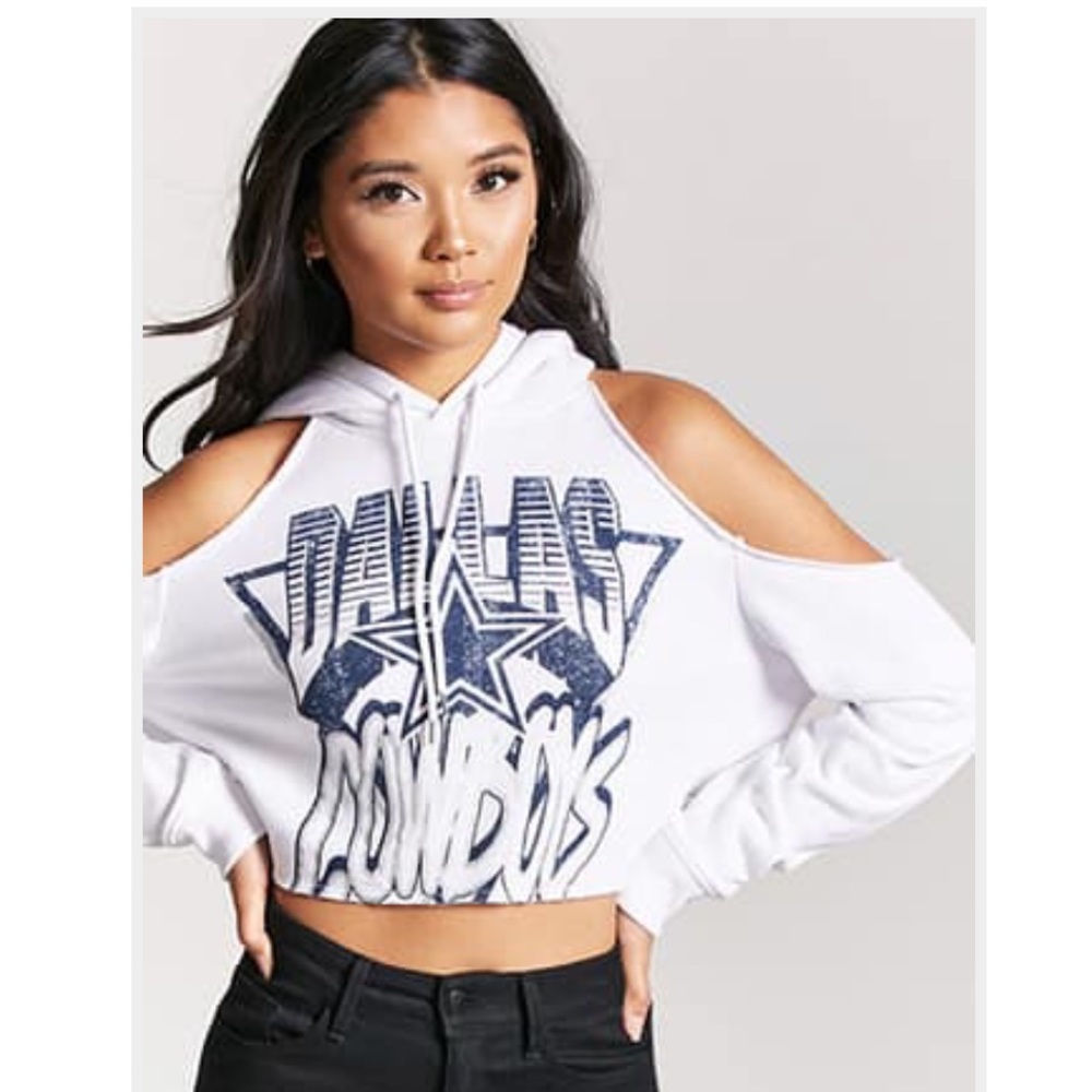 NFL Open-Shoulder Dallas Cowboys Hoodie